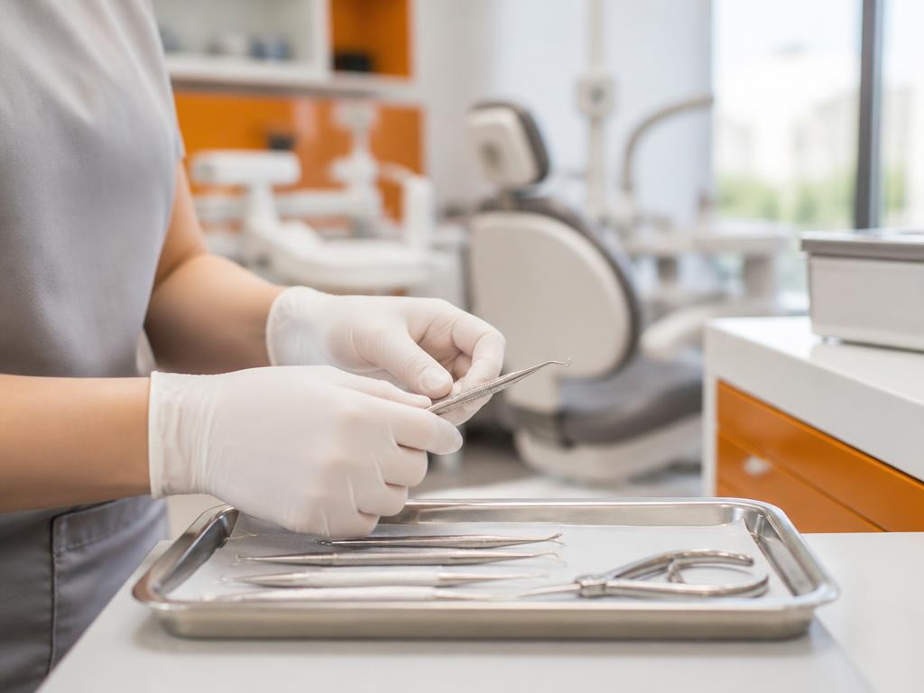 Sterilization and instrument preparation at Kulkarni Orthodontics